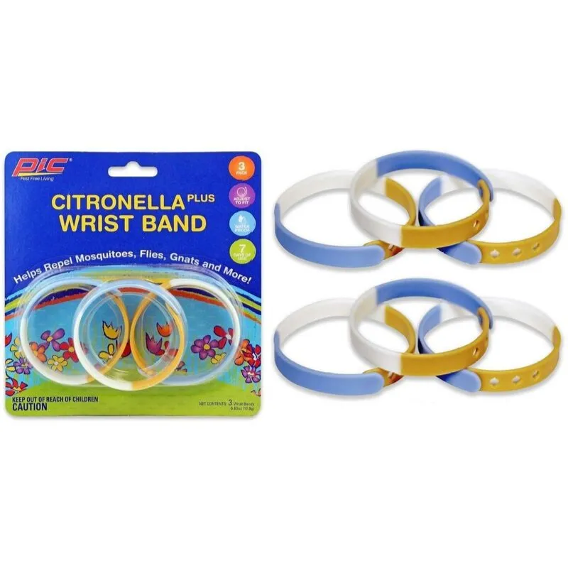 12, 18 Or 36 Waterproof Mosquito Repellent Wristbands