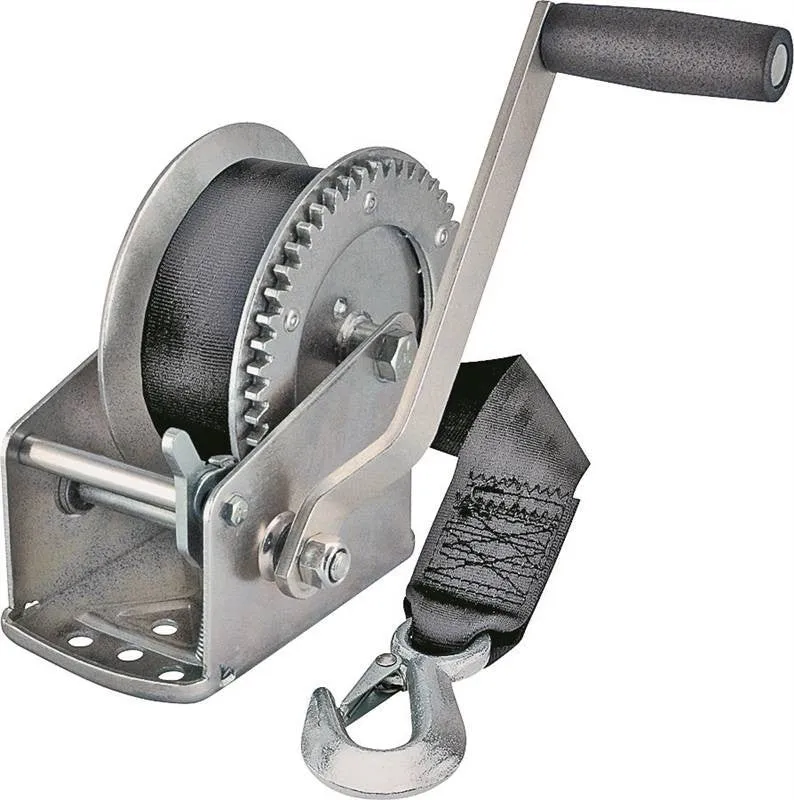 1500lb Winch W-20ft Strap&hook