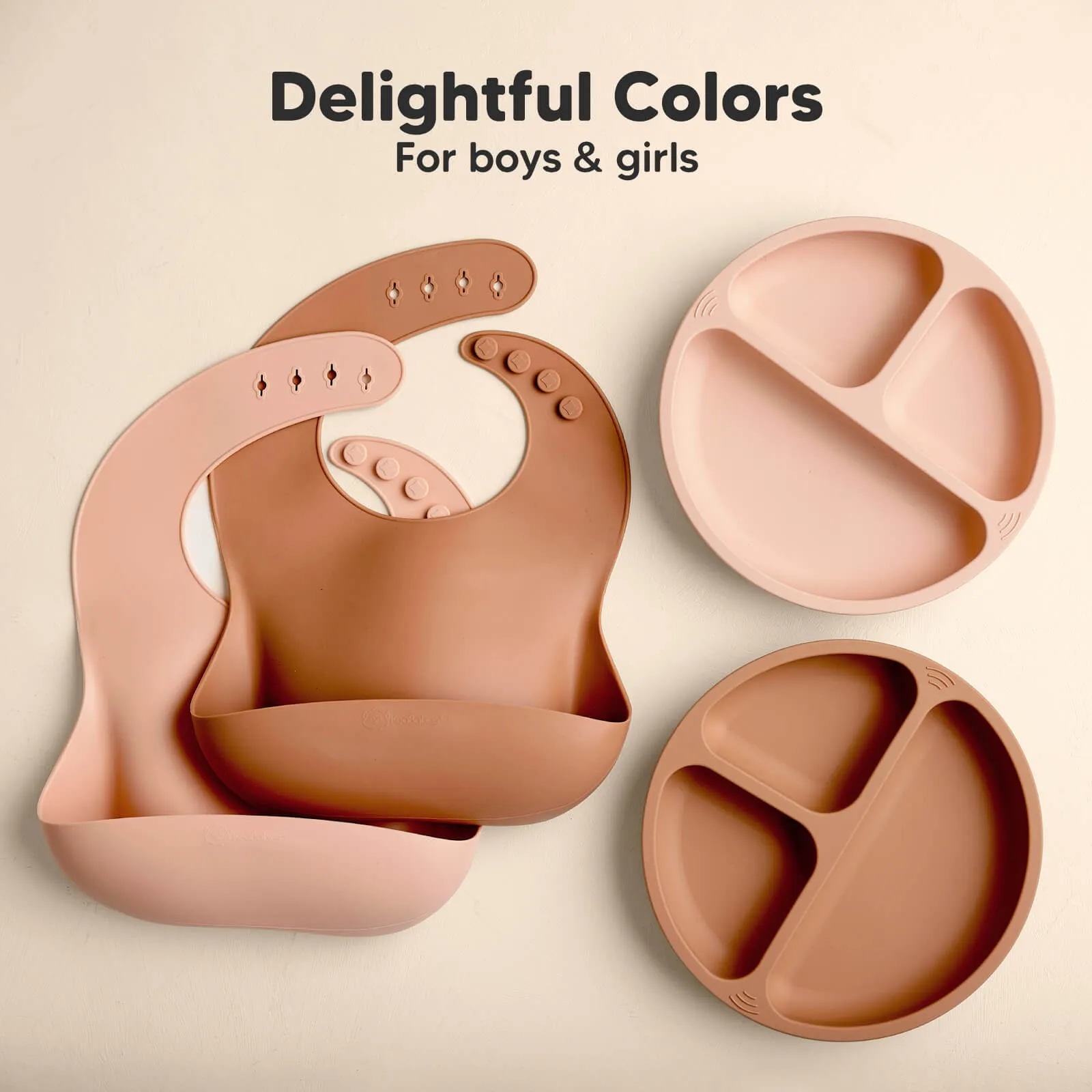 2-Pack Prep Silicone Bibs (Dusk)