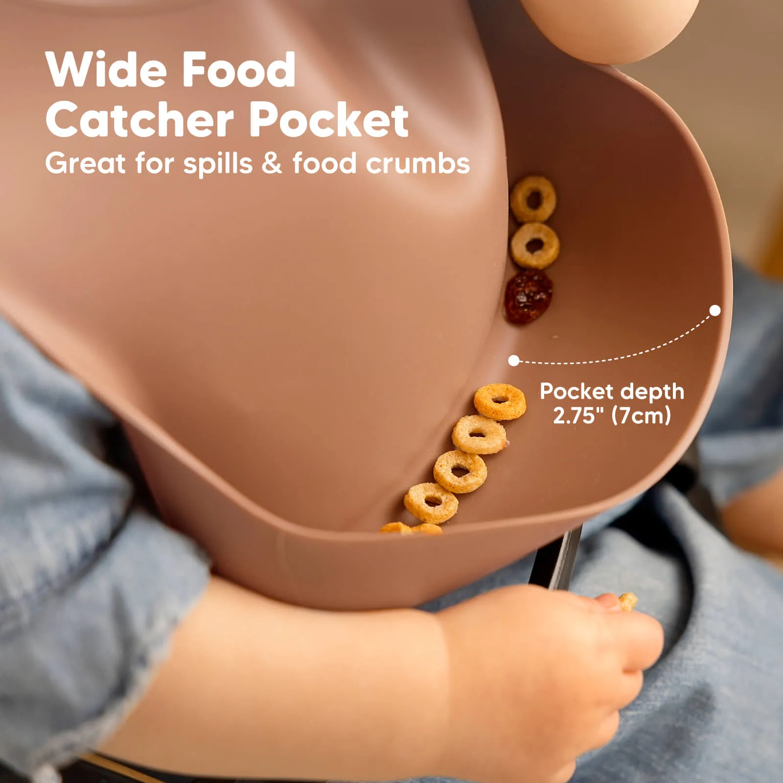2-Pack Prep Silicone Bibs (Dusk)