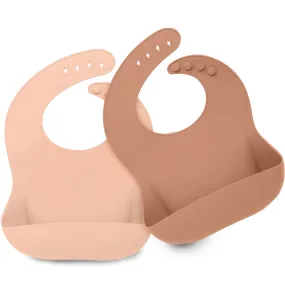 2-Pack Prep Silicone Bibs (Dusk)