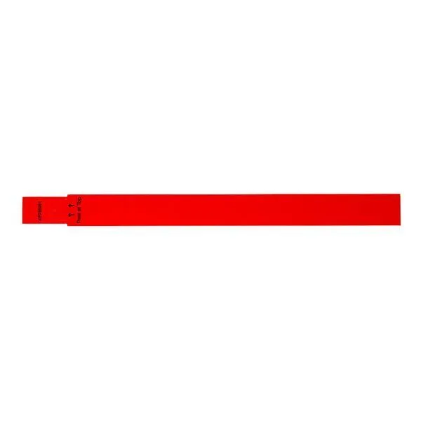 7/8 SecurBand® Wristband - Red (100 Count)