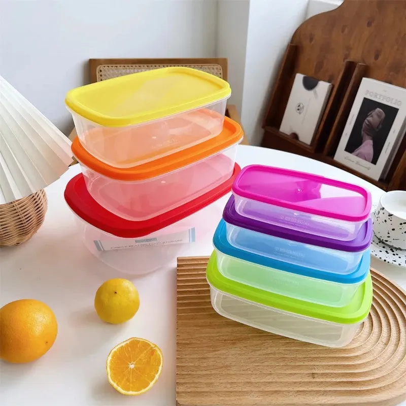 7PC Set Rainbow Food Storage Bowls Wholesale