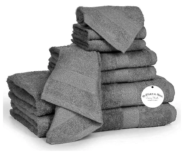 8 Piece Towels Bale Set Super Soft & Absorbent for Multipurpose use