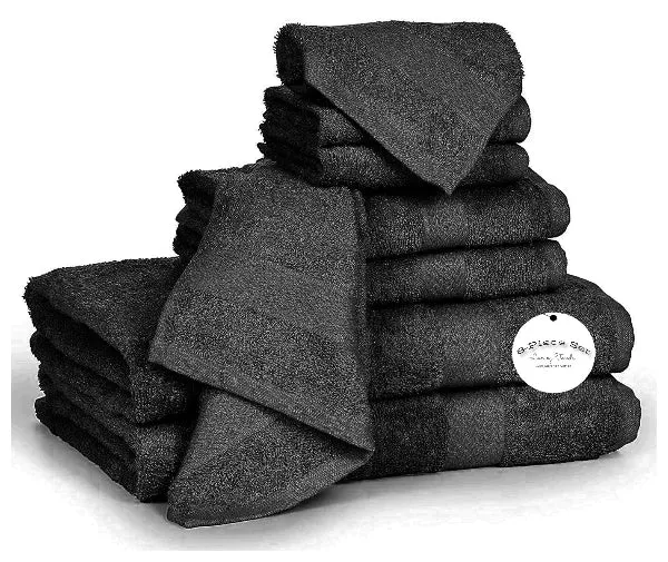 8 Piece Towels Bale Set Super Soft & Absorbent for Multipurpose use