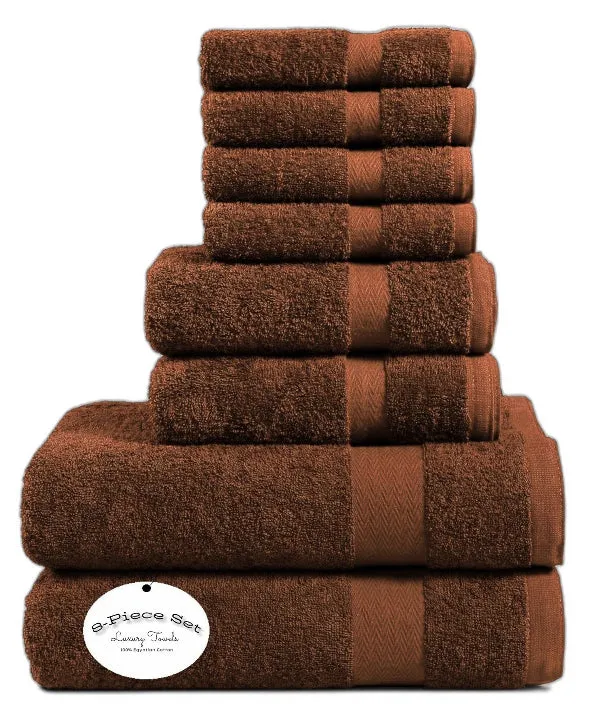 8 Piece Towels Bale Set Super Soft & Absorbent for Multipurpose use