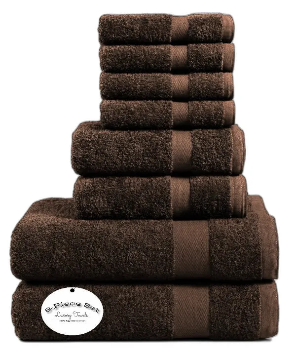 8 Piece Towels Bale Set Super Soft & Absorbent for Multipurpose use