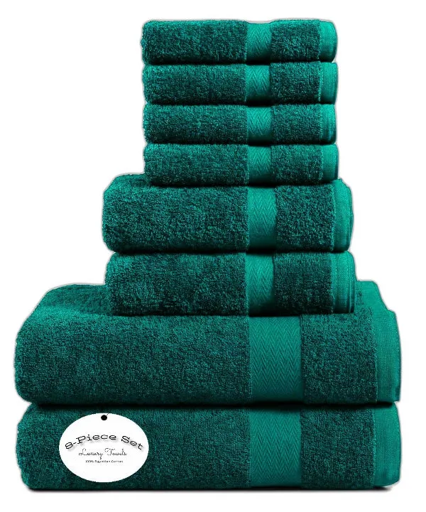 8 Piece Towels Bale Set Super Soft & Absorbent for Multipurpose use