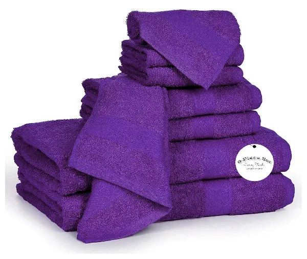 8 Piece Towels Bale Set Super Soft & Absorbent for Multipurpose use