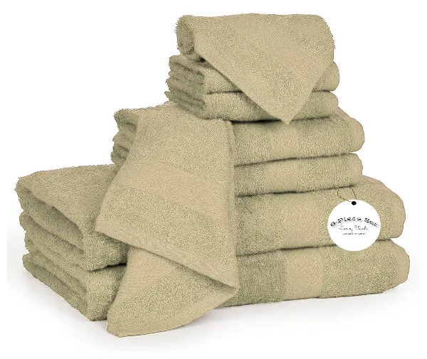 8 Piece Towels Bale Set Super Soft & Absorbent for Multipurpose use