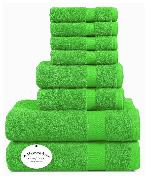 8 Piece Towels Bale Set Super Soft & Absorbent for Multipurpose use