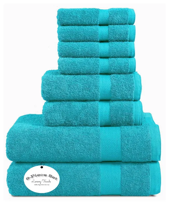 8 Piece Towels Bale Set Super Soft & Absorbent for Multipurpose use