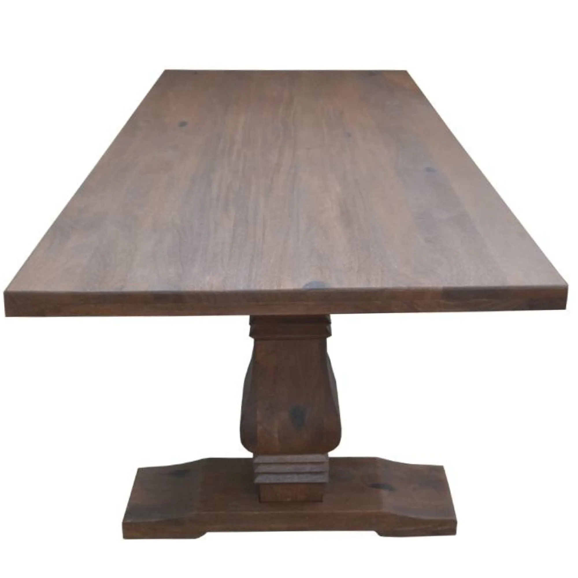 9pc Dining Table Set 230cm 6 Fabric 2 Carver Chair French Provincial
