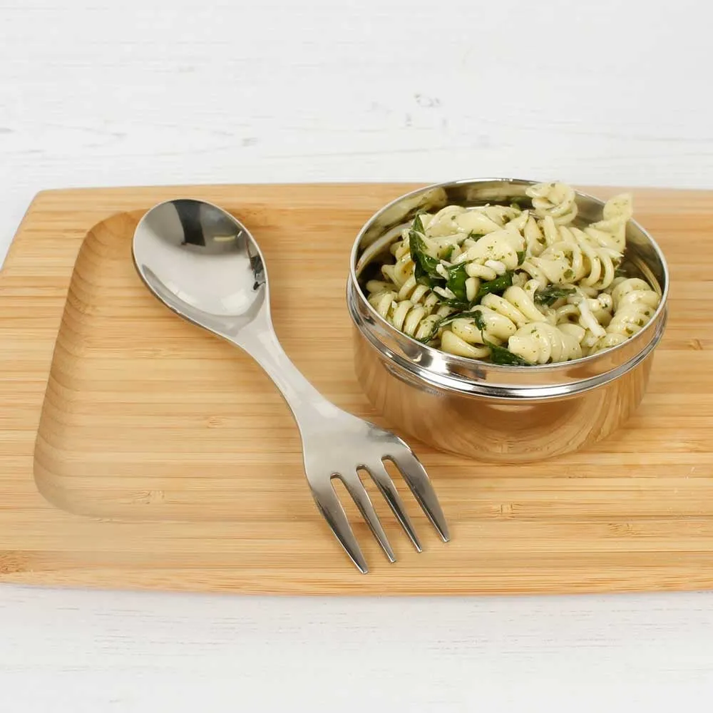 A Slice Of Green Stainless Steel Spork