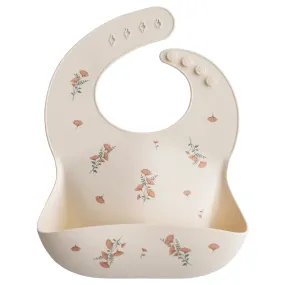 Adjustable Fit Waterproof Bibs - PINK FLOWERS