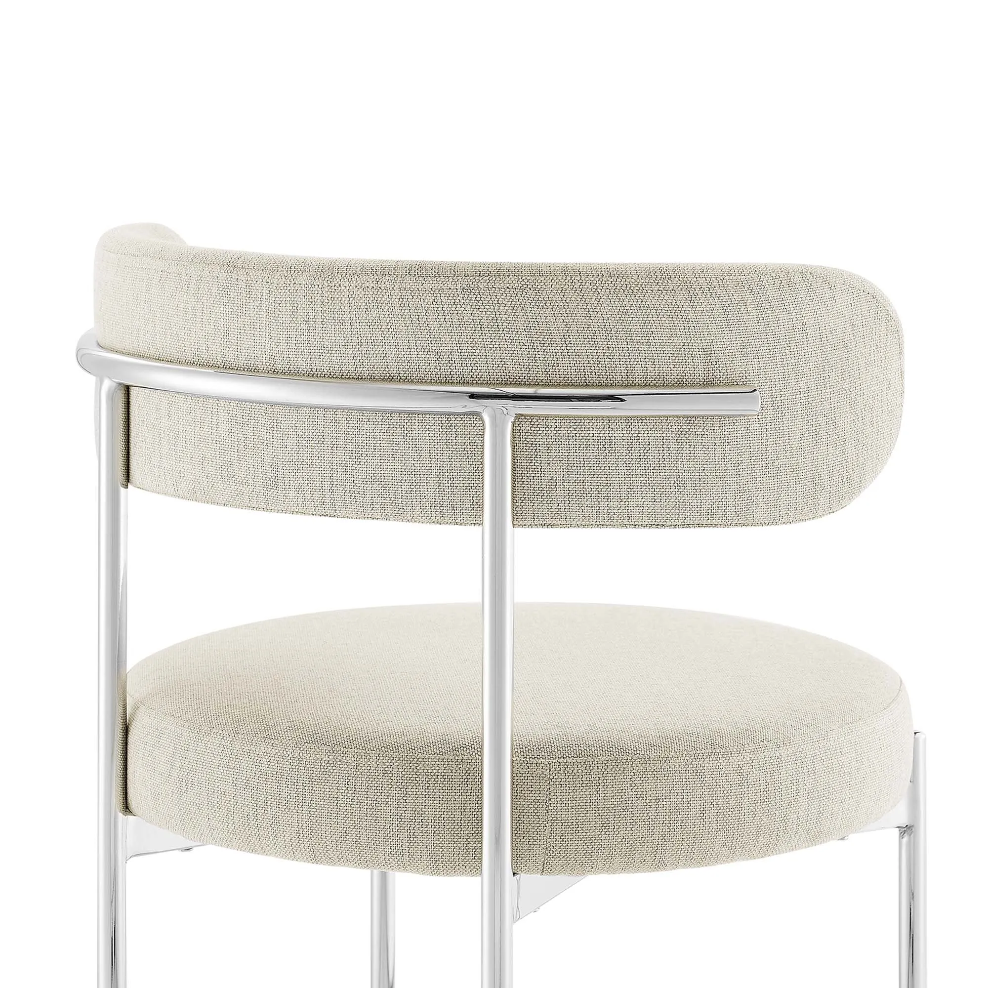 Albie Fabric Dining Chairs - Set of 2 by Modway