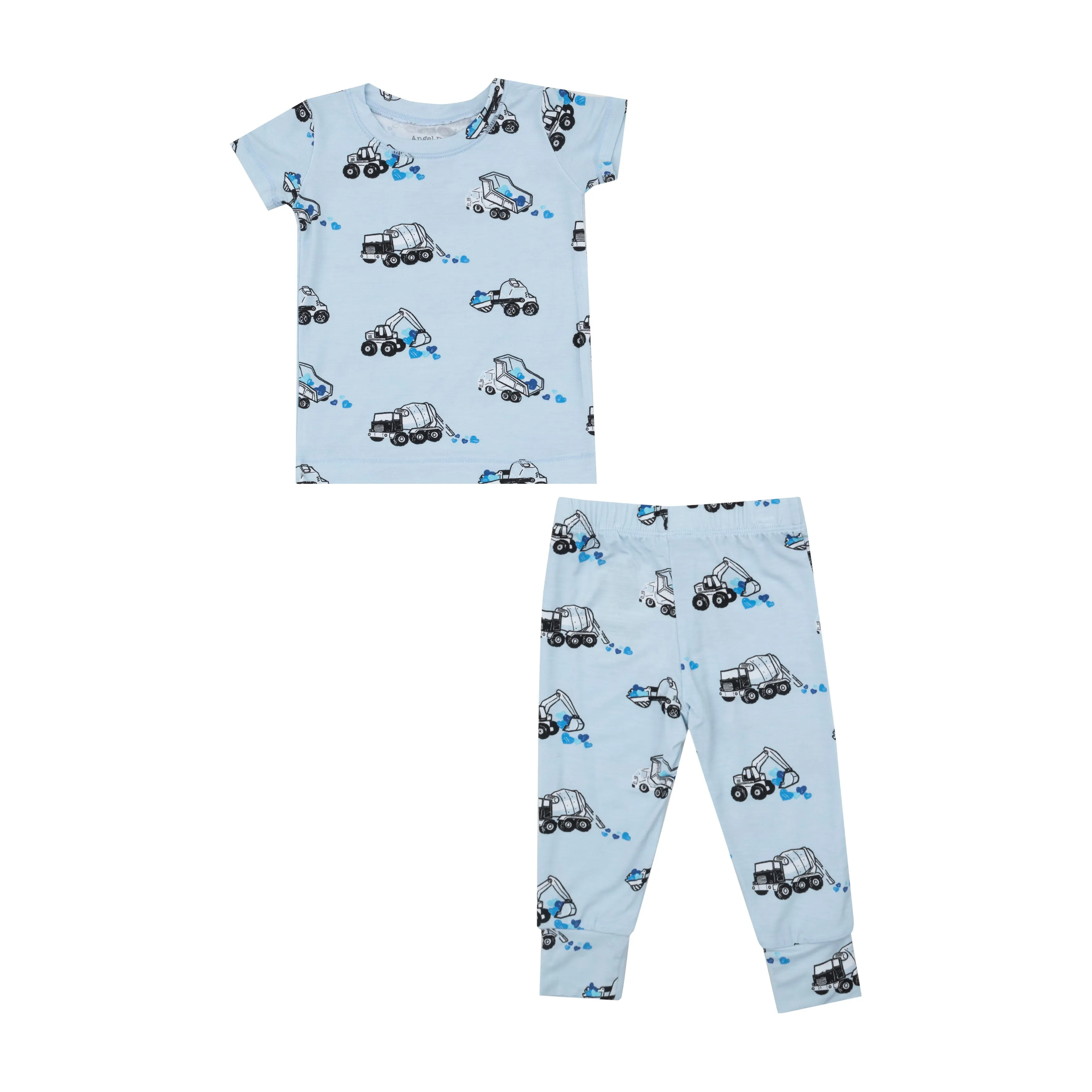 Angel Dear Bamboo Long Sleeve Loungewear Valentine's Day Truck Load of Love Pajama Set