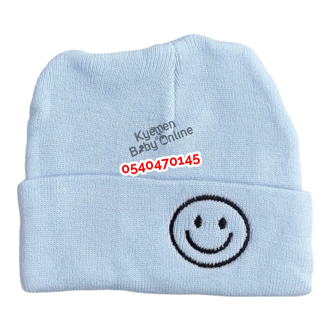 Baby Hat With Emoji (Unisex)