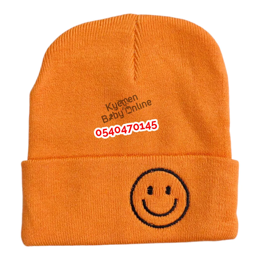 Baby Hat With Emoji (Unisex)