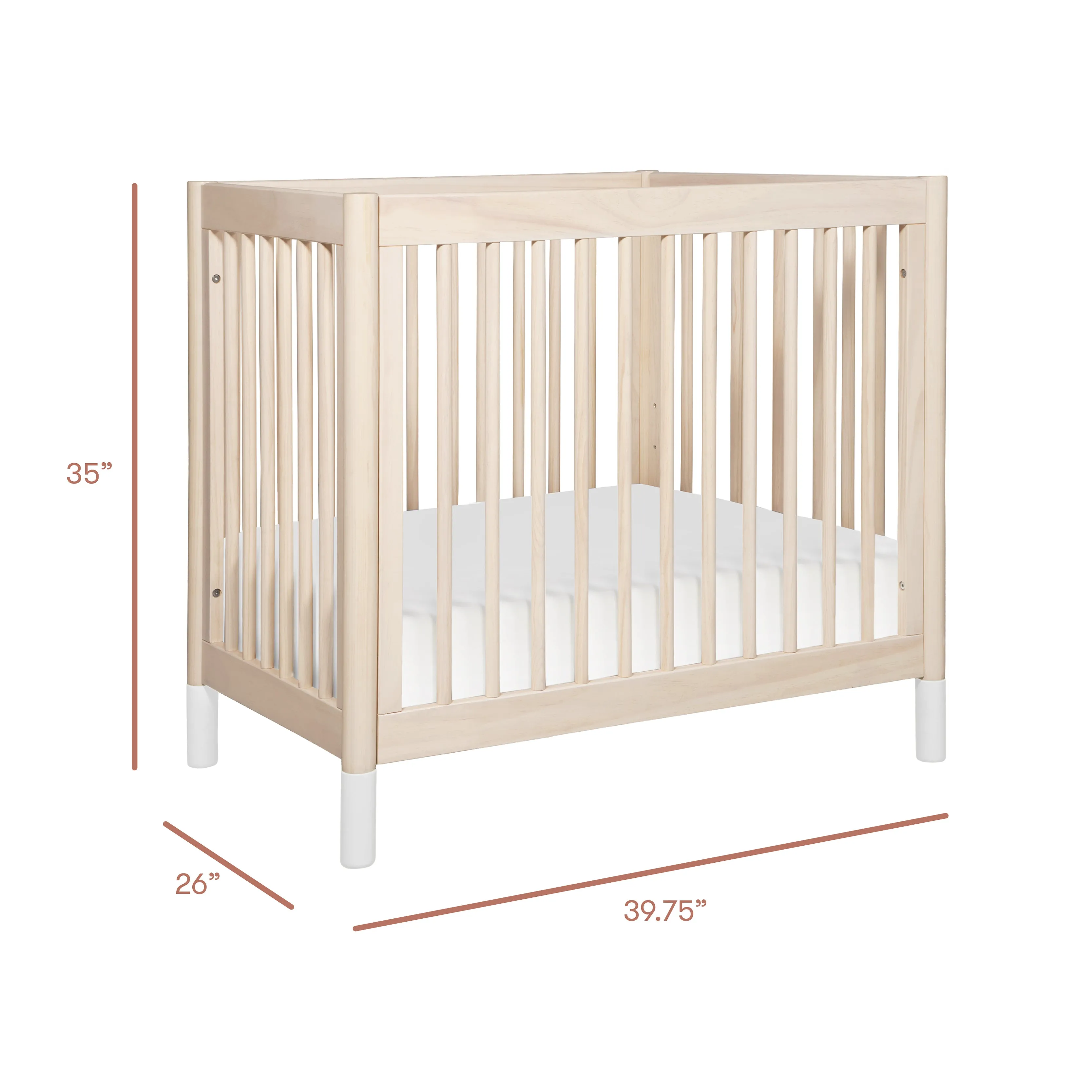 Babyletto Gelato 4-in-1 Convertible Mini Crib