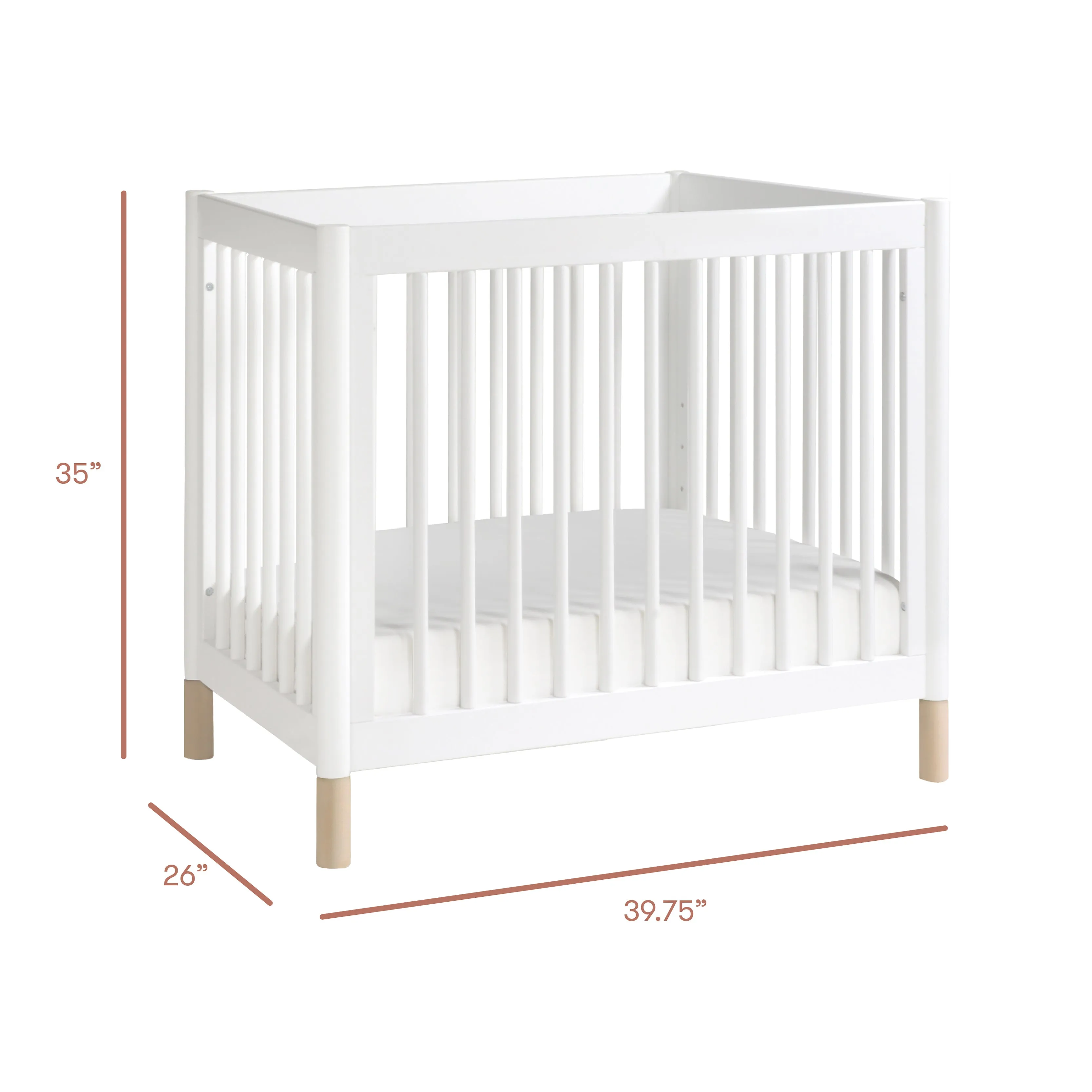 Babyletto Gelato 4-in-1 Convertible Mini Crib