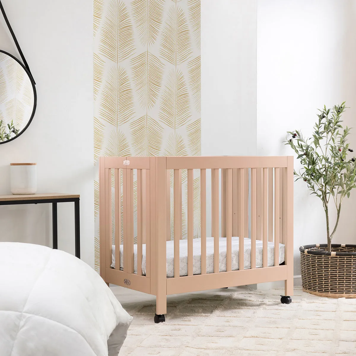 Babyletto Origami Mini Crib - Canyon