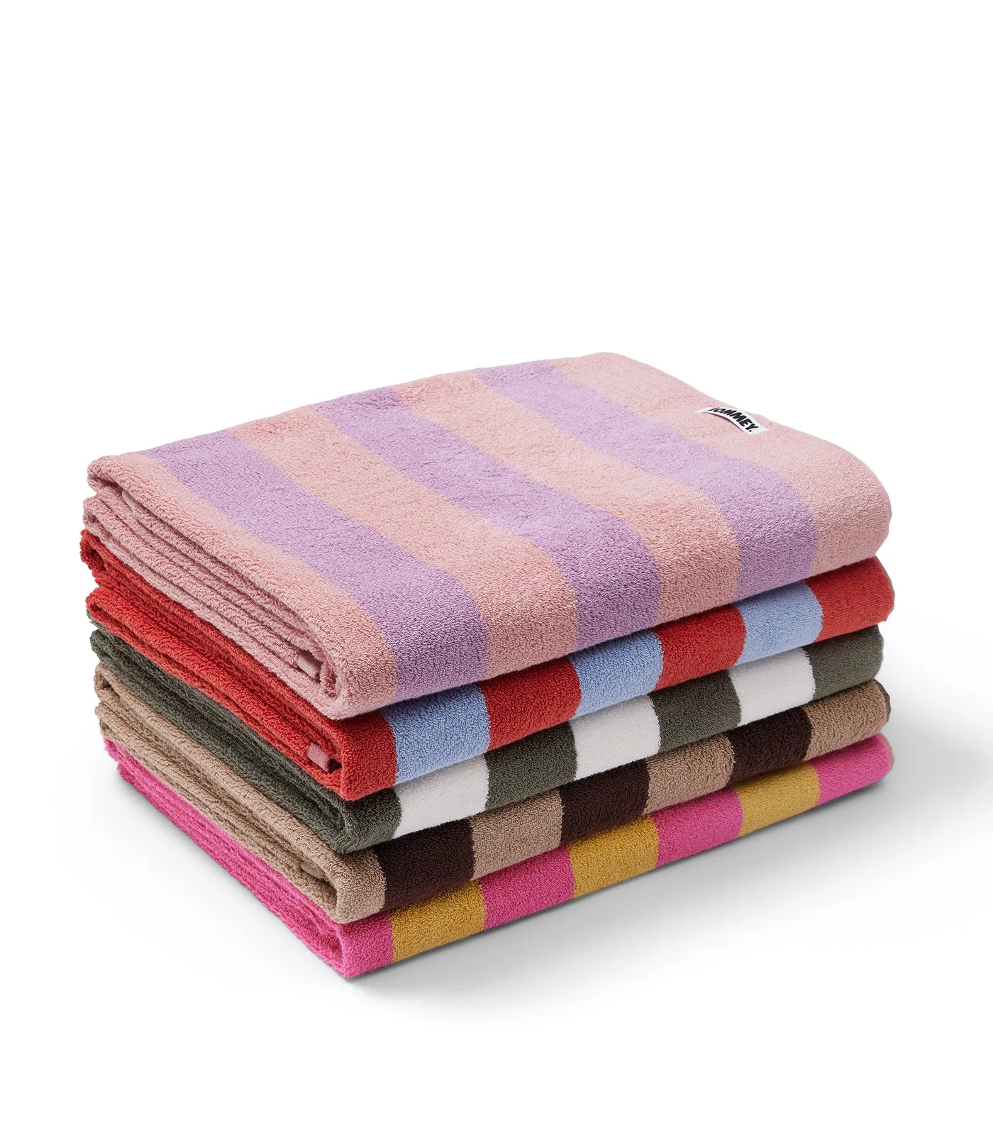 Beach Towel - Matcha Stripes