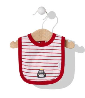 Bebetto Bib Waterproof Back Car Red