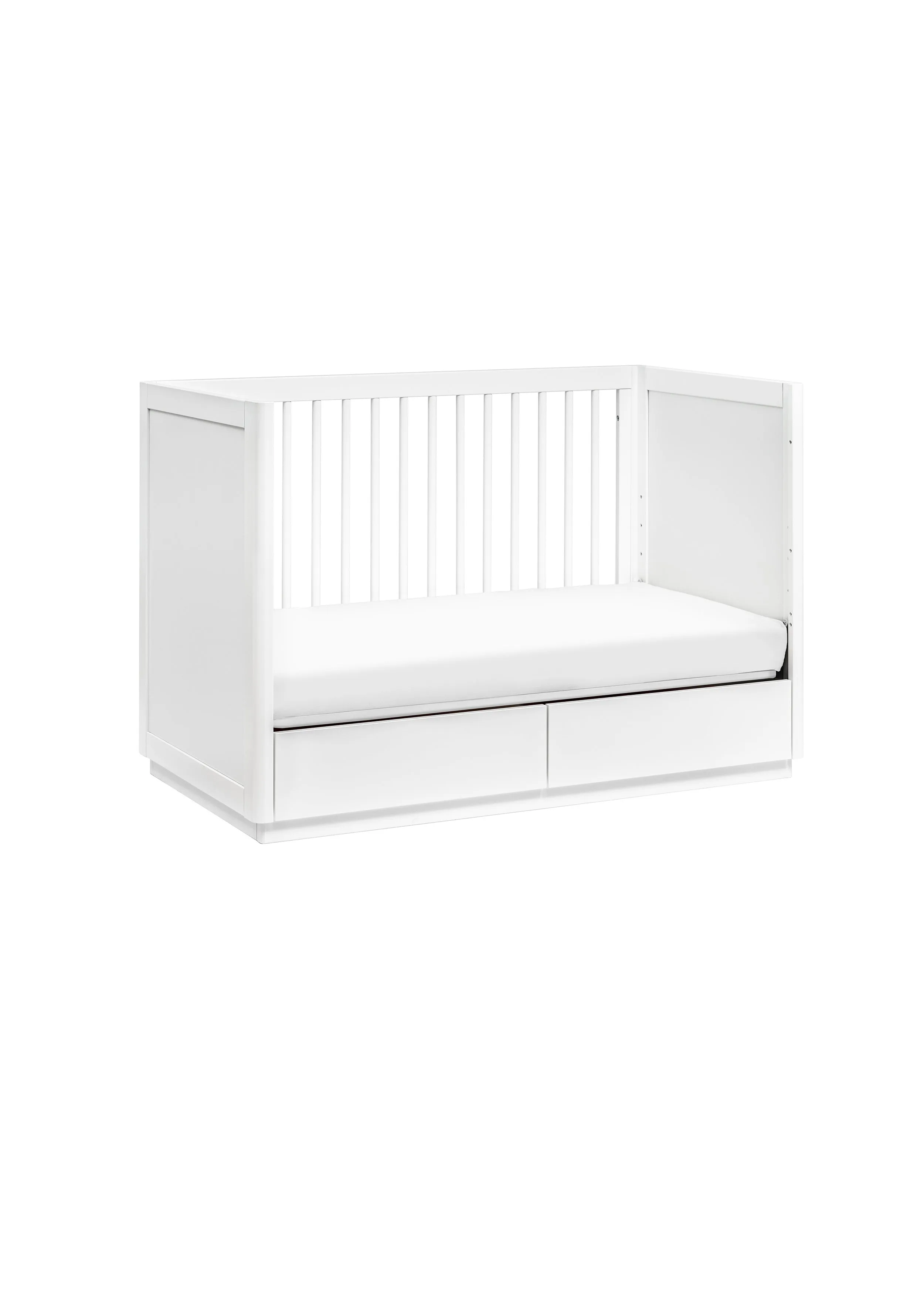 BENTO 3-IN-1 CONVERTIBLE STORAGE CRIB WITH TODDLER BED CONVERSION KIT - COLOR OPTIONS