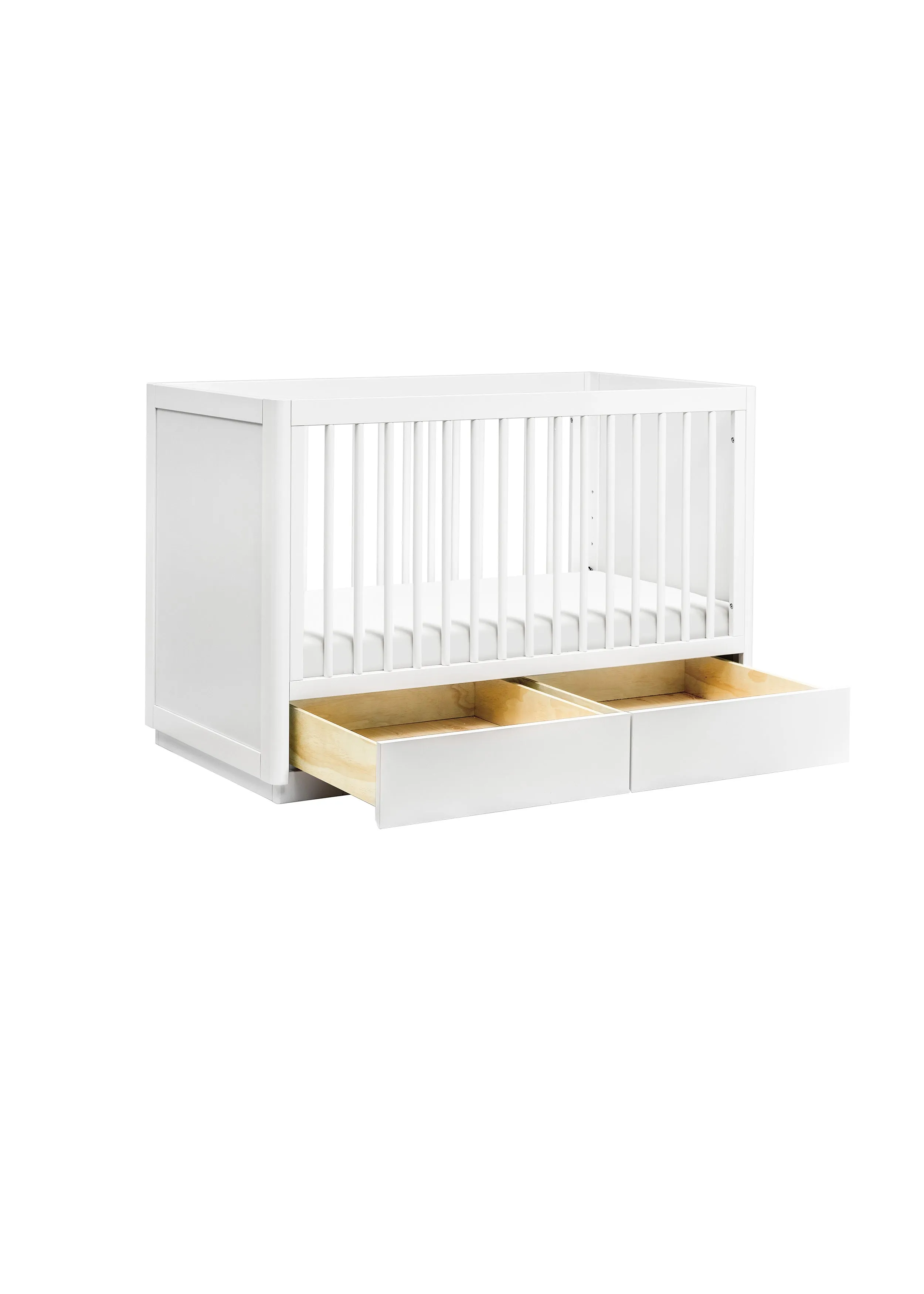 BENTO 3-IN-1 CONVERTIBLE STORAGE CRIB WITH TODDLER BED CONVERSION KIT - COLOR OPTIONS