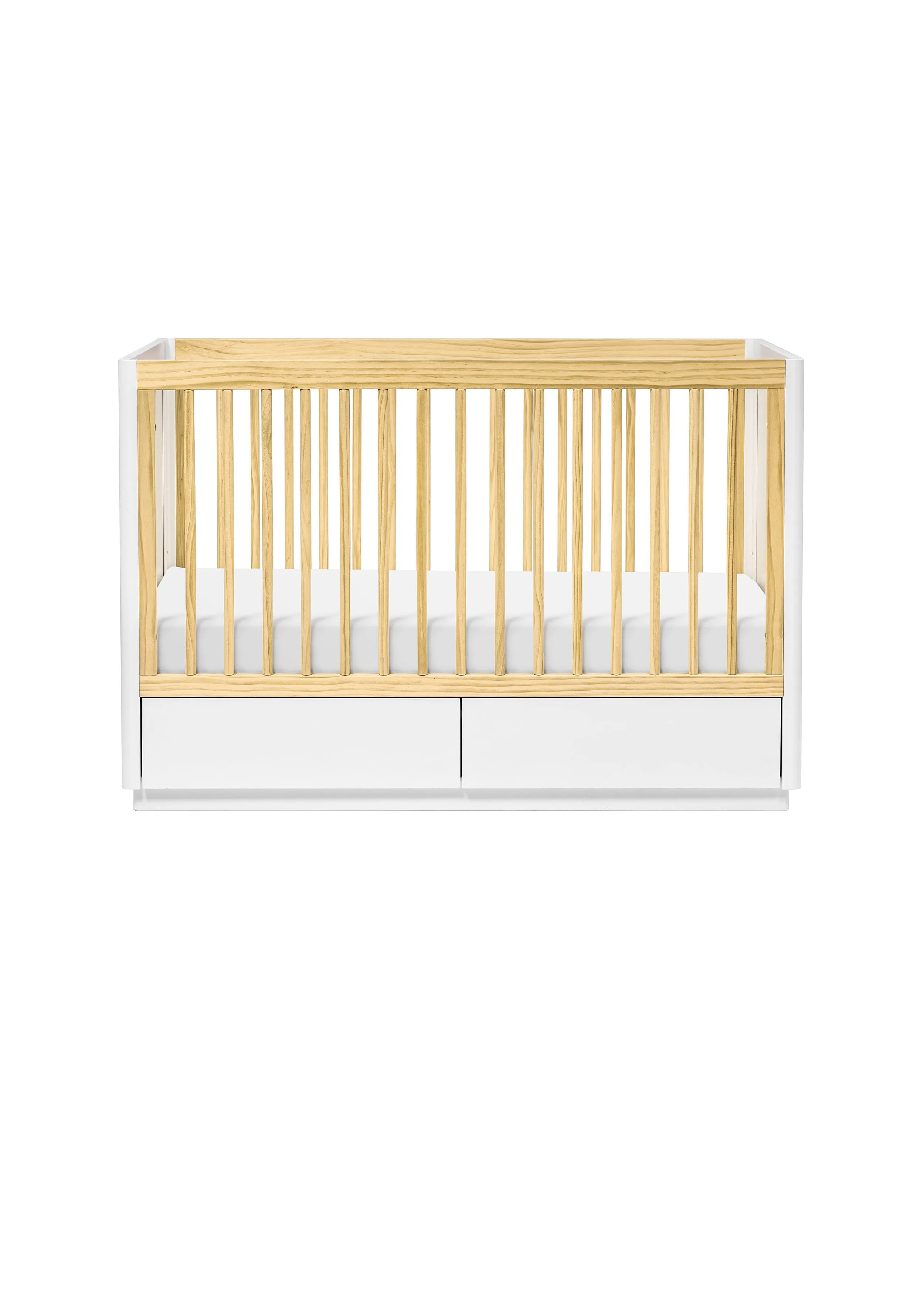 BENTO 3-IN-1 CONVERTIBLE STORAGE CRIB WITH TODDLER BED CONVERSION KIT - COLOR OPTIONS