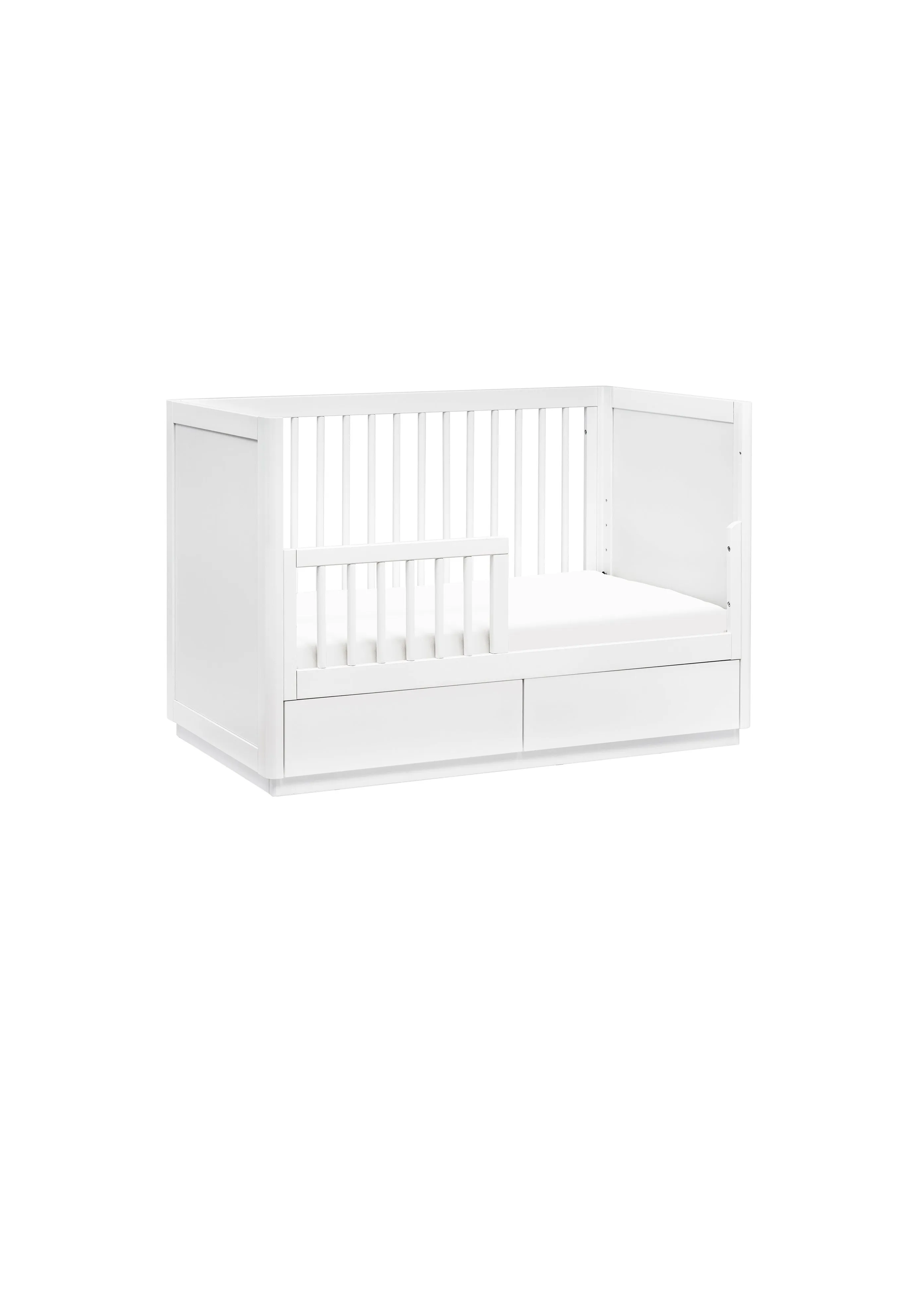 BENTO 3-IN-1 CONVERTIBLE STORAGE CRIB WITH TODDLER BED CONVERSION KIT - COLOR OPTIONS