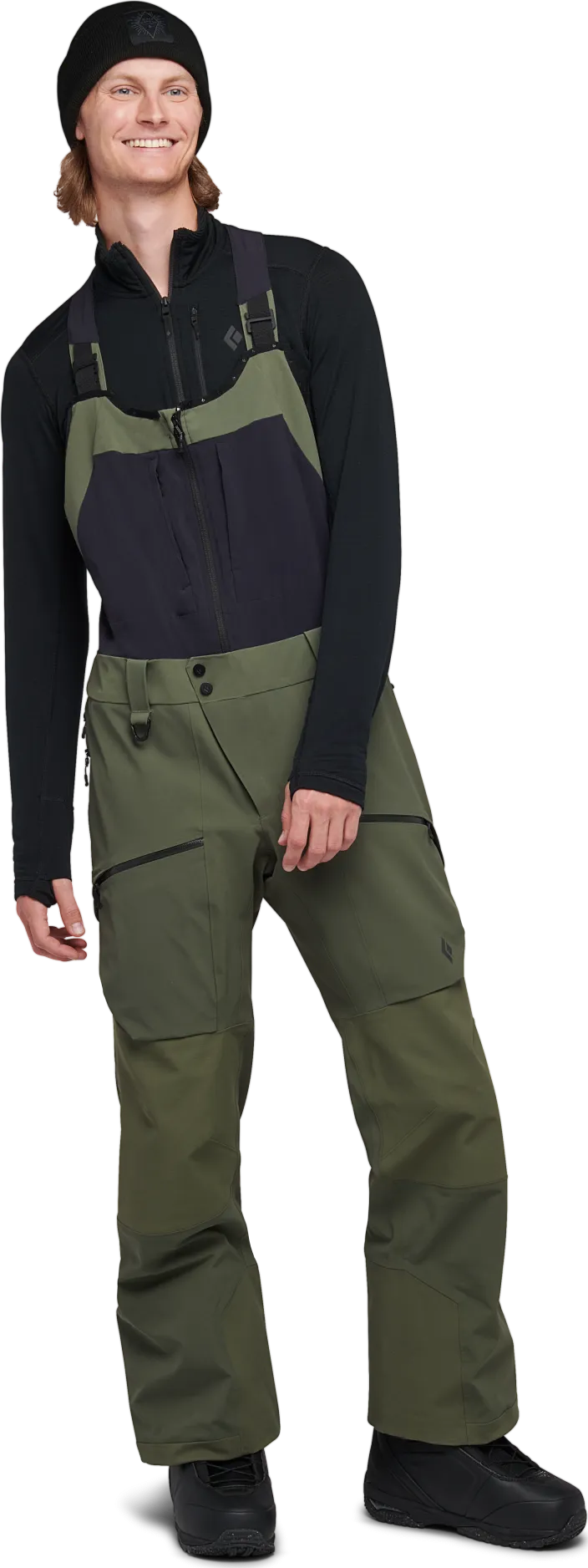 Black Diamond Men&#x27;s Recon Stretch Pro Bibs Tundra | Buy Black Diamond Men&#x27;s Recon Stretch Pro Bibs Tundra here | Outnorth