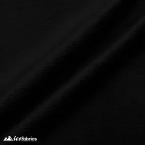 Black Minky Solid 3mm Pile Blanket Fabric