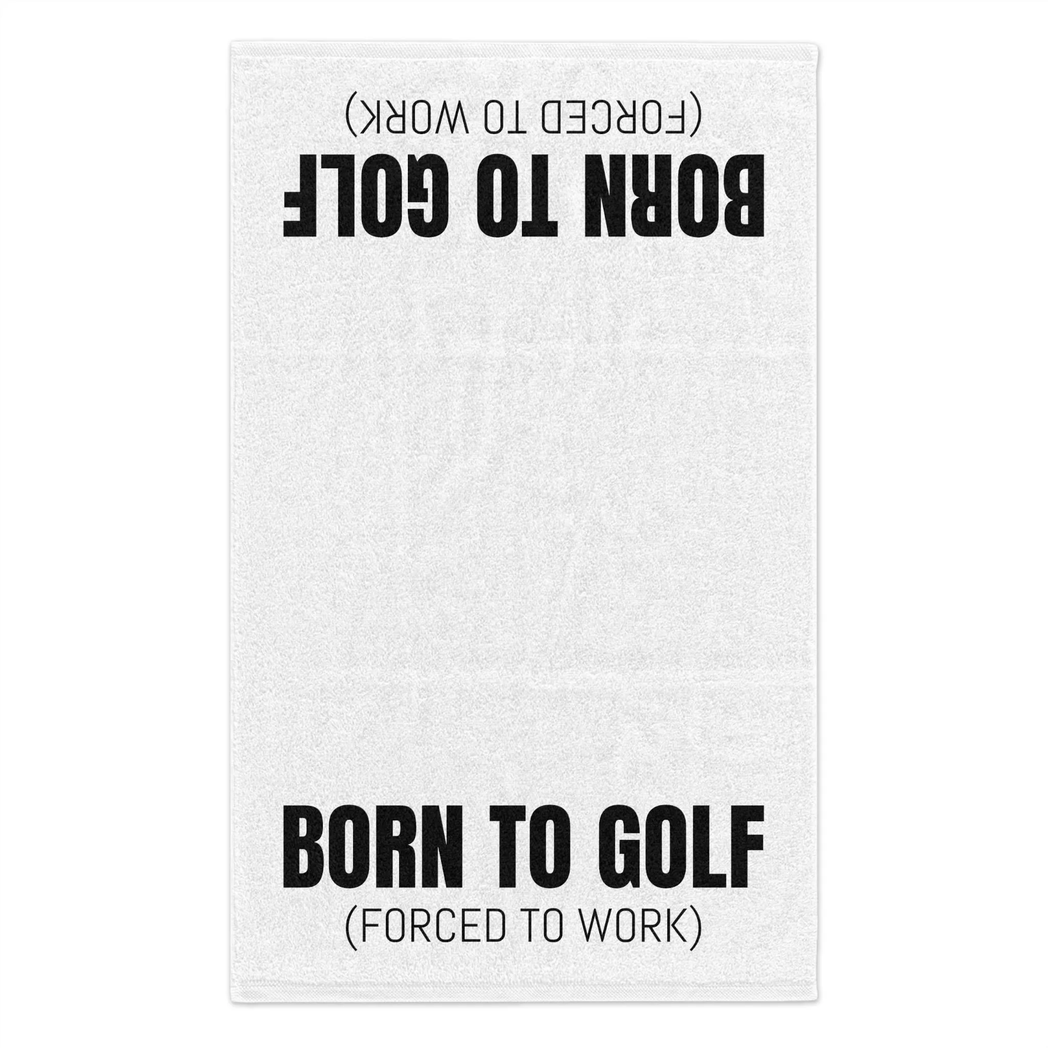 Born To Golf Rally Towel, 11x18