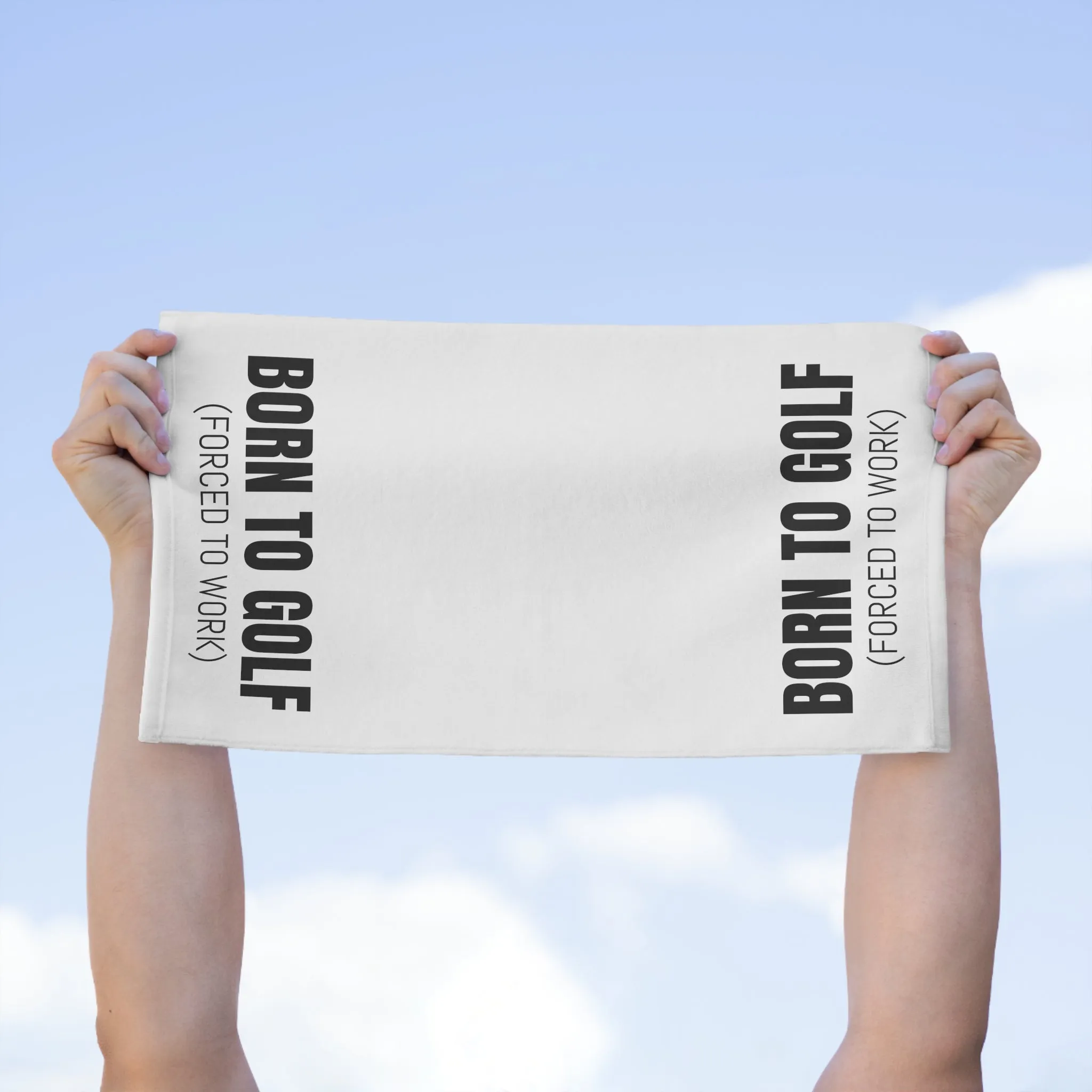 Born To Golf Rally Towel, 11x18