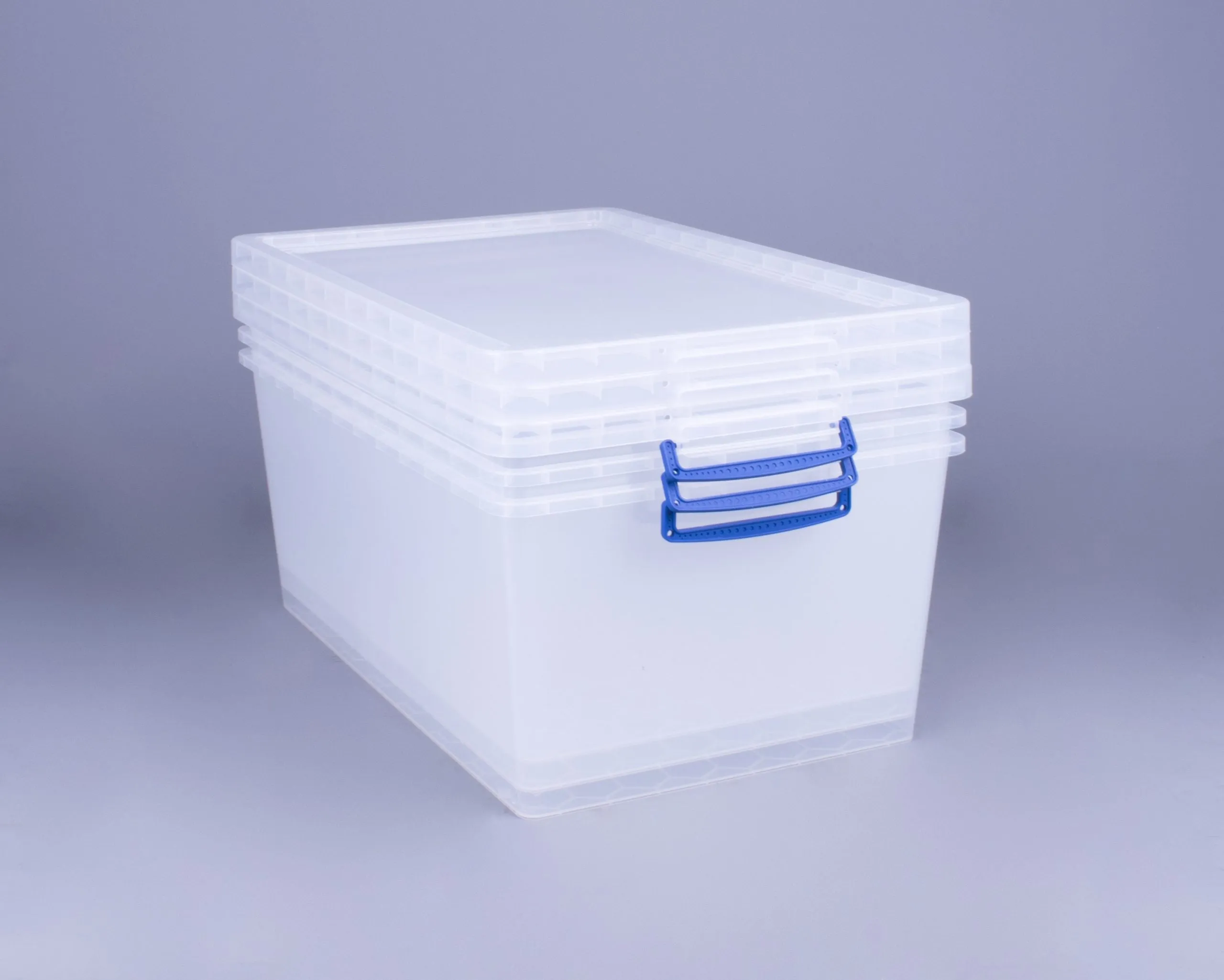 *Bundle of 3* 83L Really Useful Plastic Nesting Storage Box (695 x 440 x 368h mm)