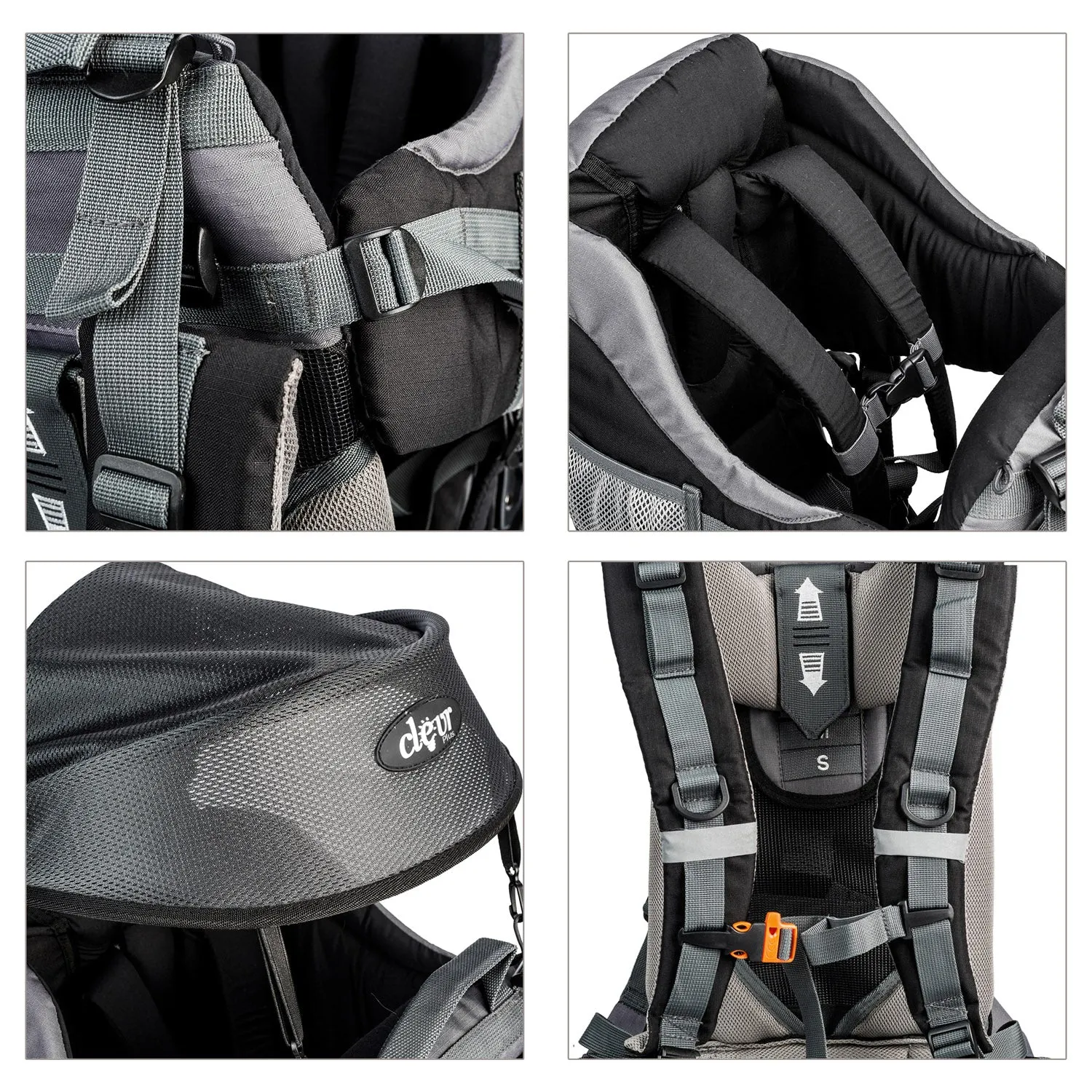 Canyonero Baby Backpack Child Carrier, Midnight Black