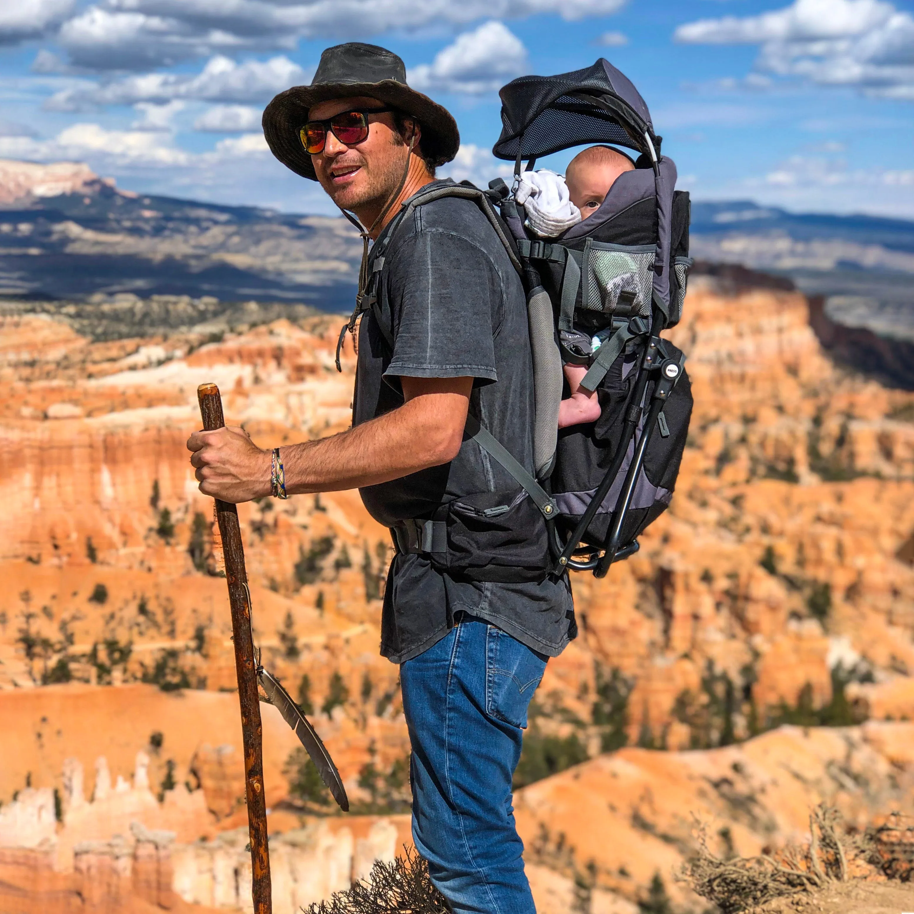 Canyonero Baby Backpack Child Carrier, Midnight Black