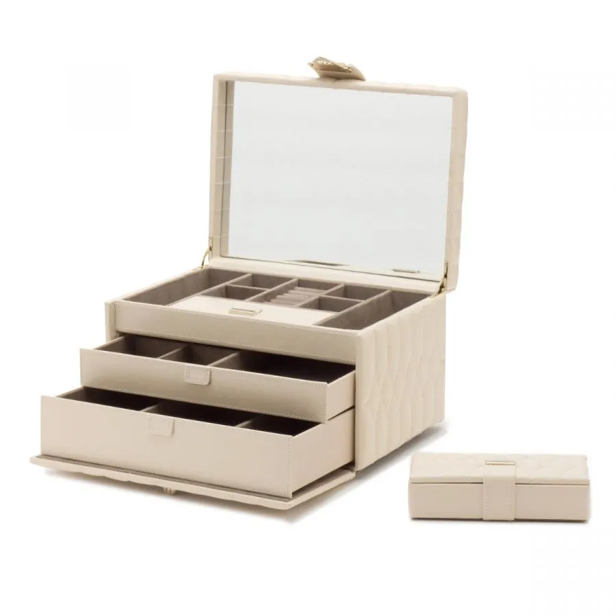Caroline Medium Jewelry Box (Ivory)