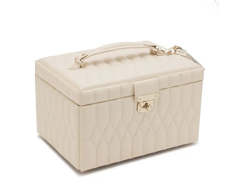 Caroline Medium Jewelry Box (Ivory)