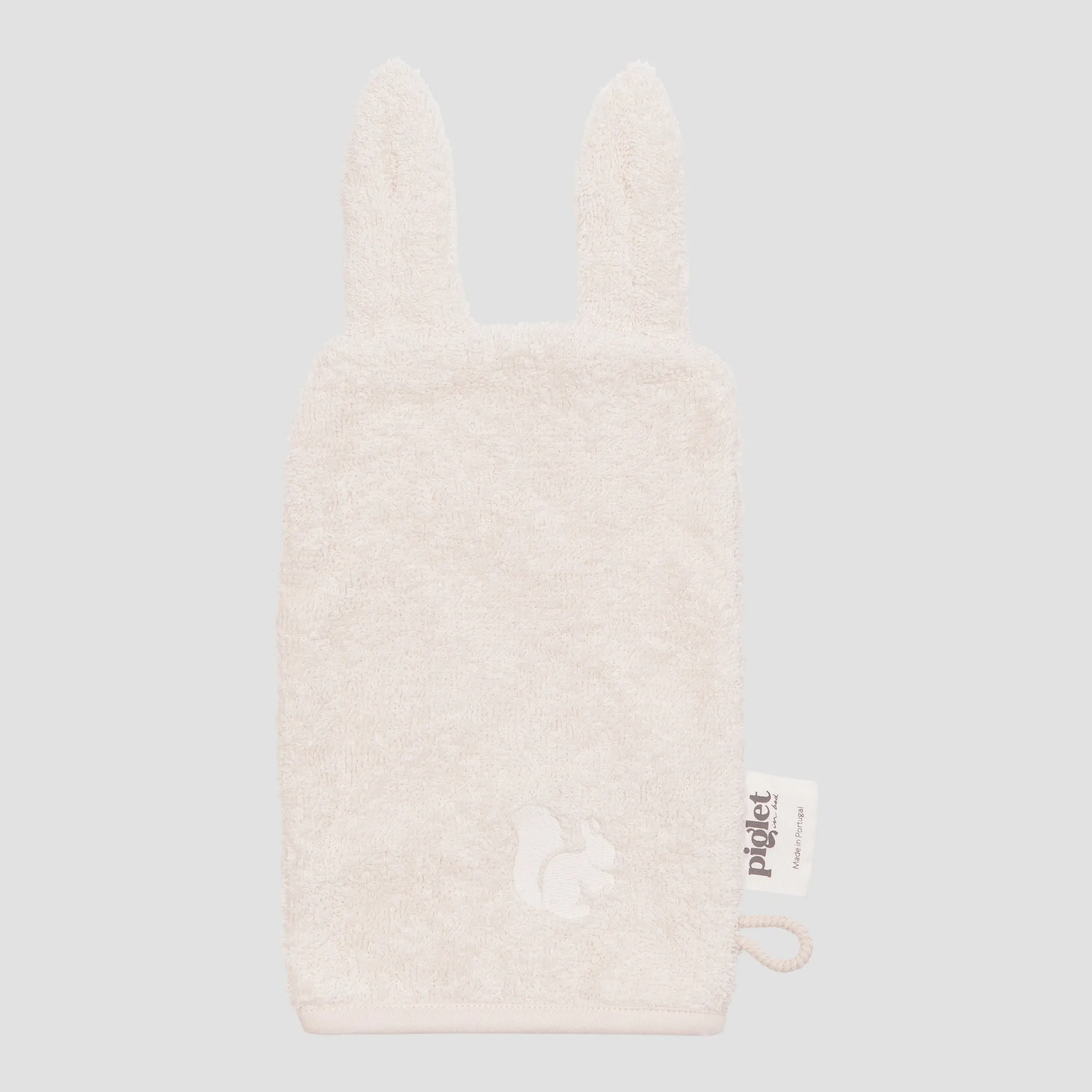 Chalk Cotton Woodland Animal Bath Mitt