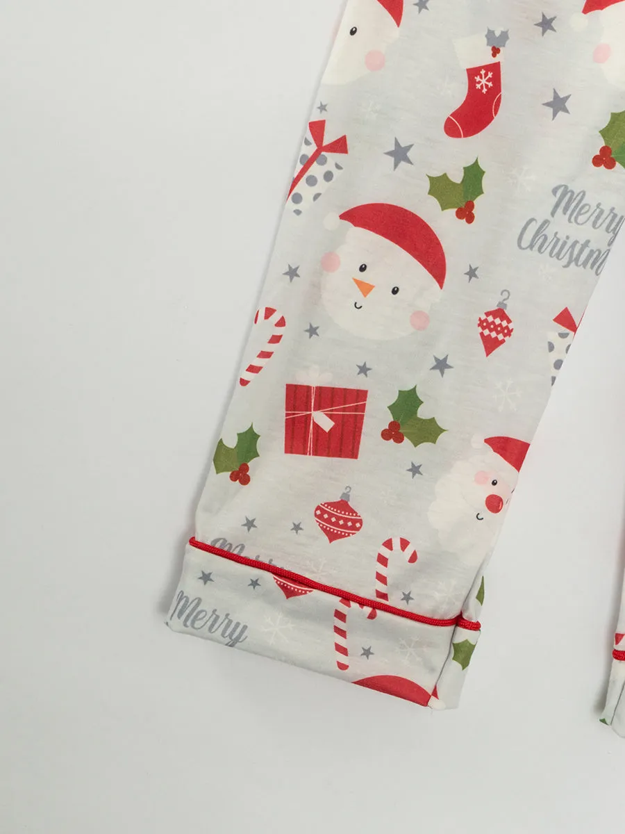 Christmas Santa Boy Pajamas Sleepwear Set