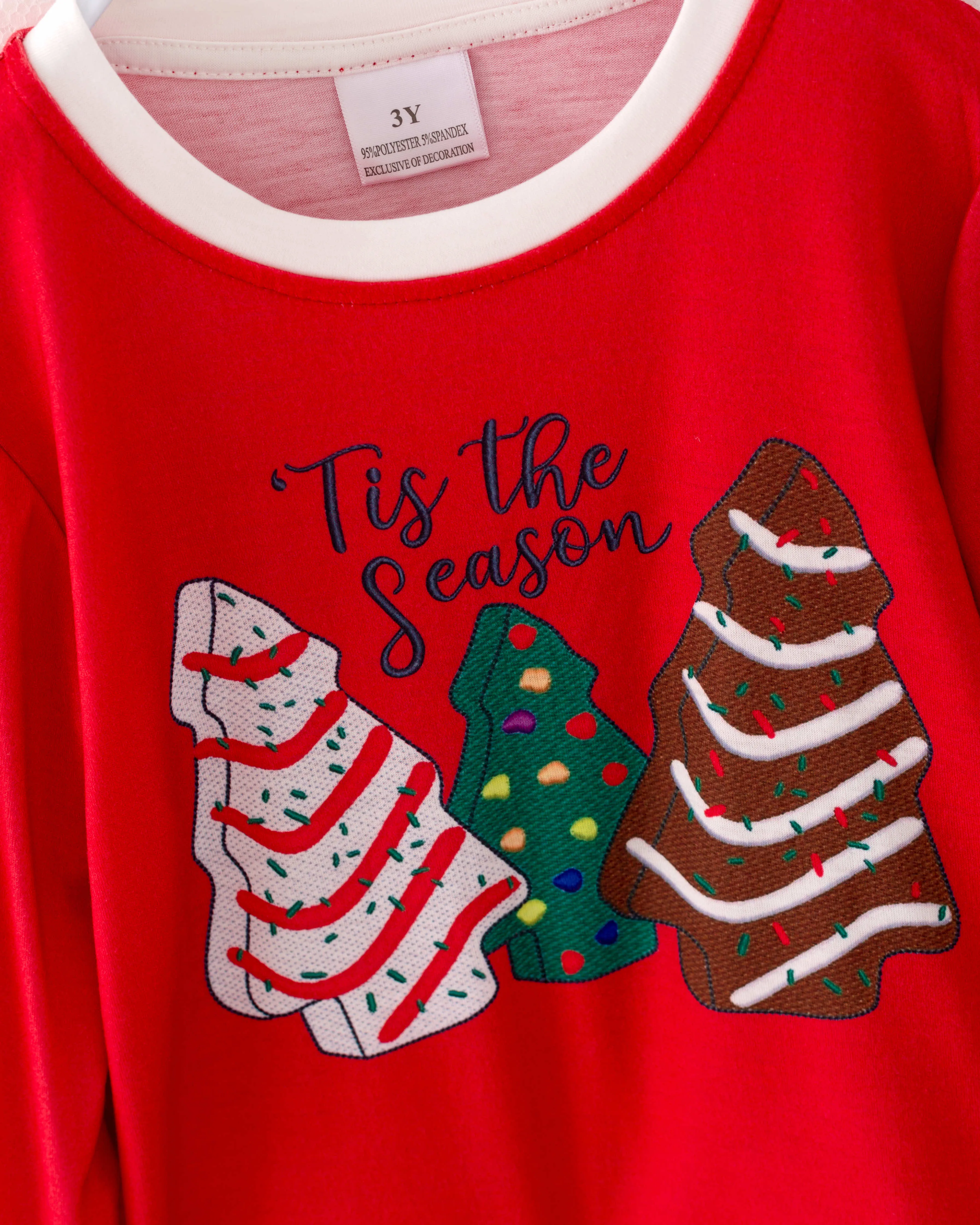 Christmas Tree Cookies Boy Pajamas Sleepwear Set