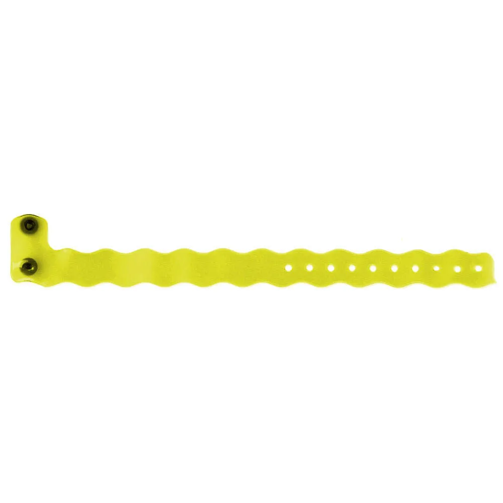 ClearImage® Wave Vinyl Wristbands 3/4" Snap Closure VCW (500/box)