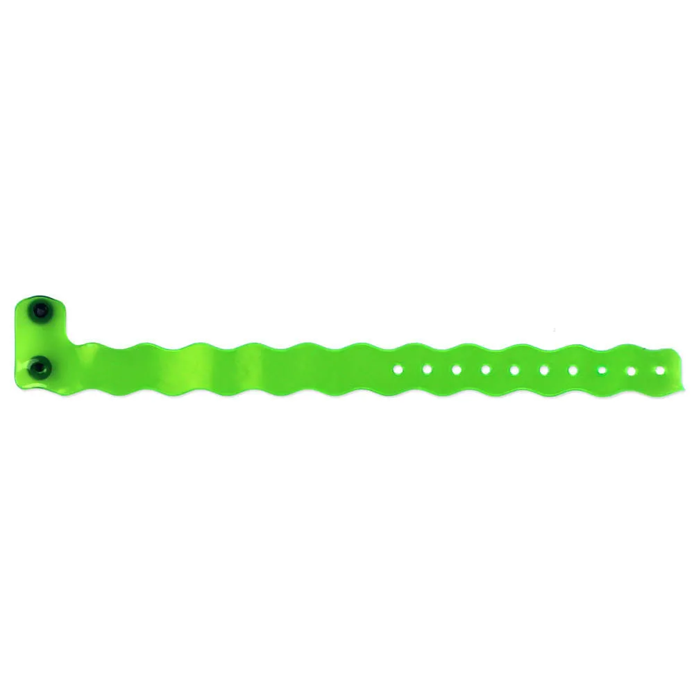ClearImage® Wave Vinyl Wristbands 3/4" Snap Closure VCW (500/box)