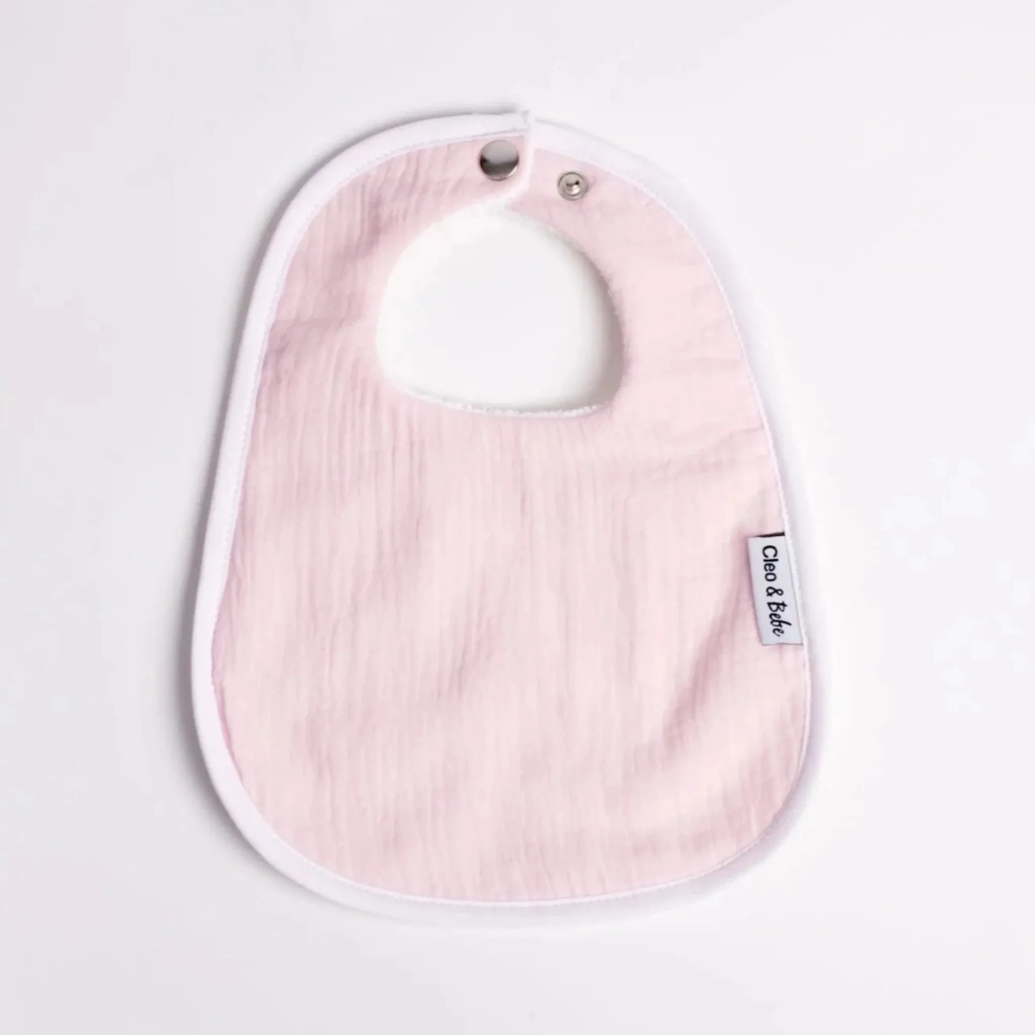 Cleo & Bebe Baby Pink  - Waterproof Classic Bib