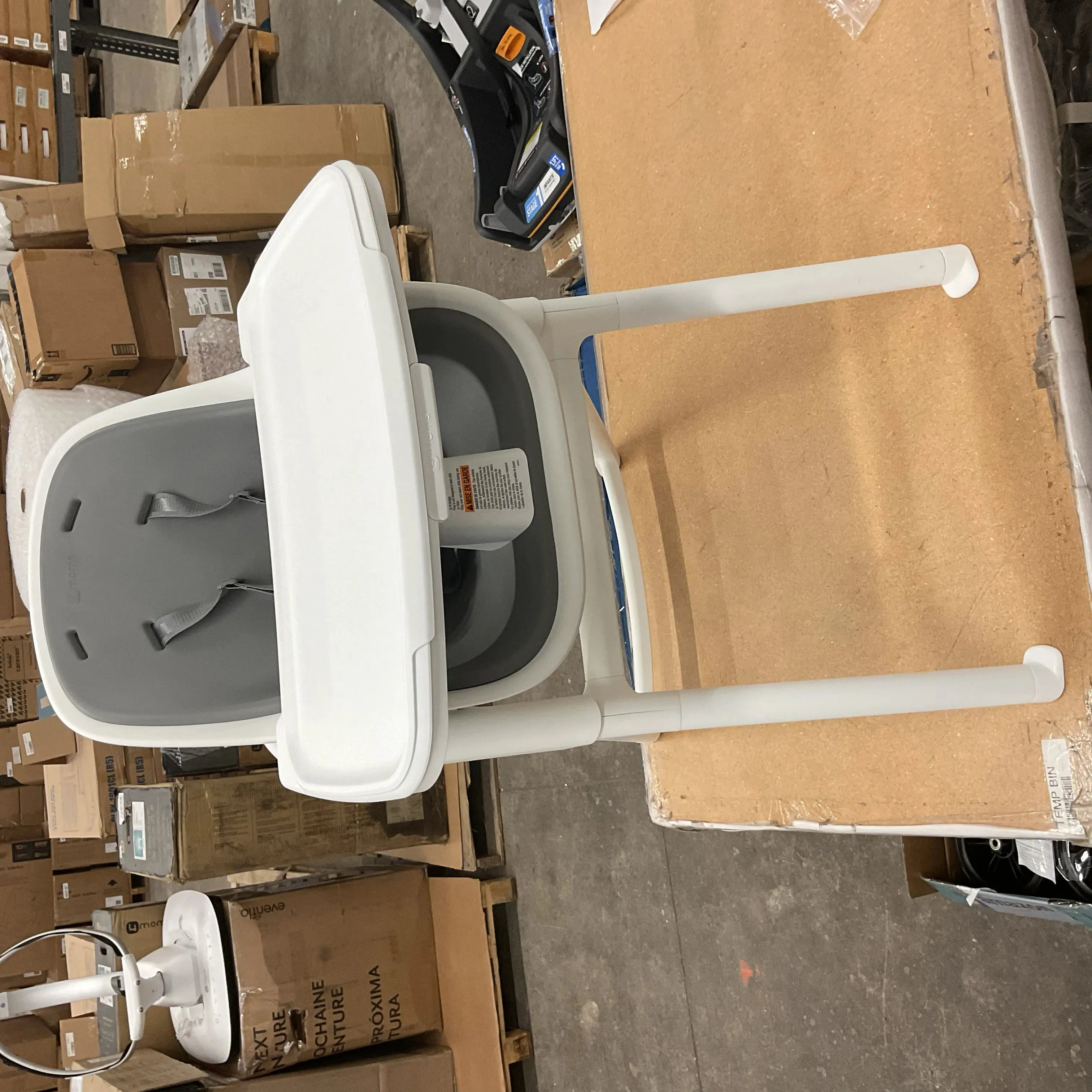 Connect High Chair - White/Gray (See Description)