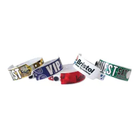 Custom Full-Color Plastic Wristbands, 1", Big (500/Box)