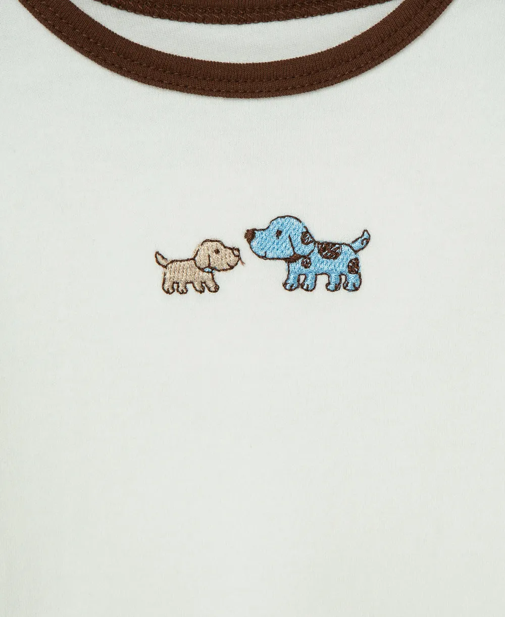Cute Puppies Sleeper Gown And Hat